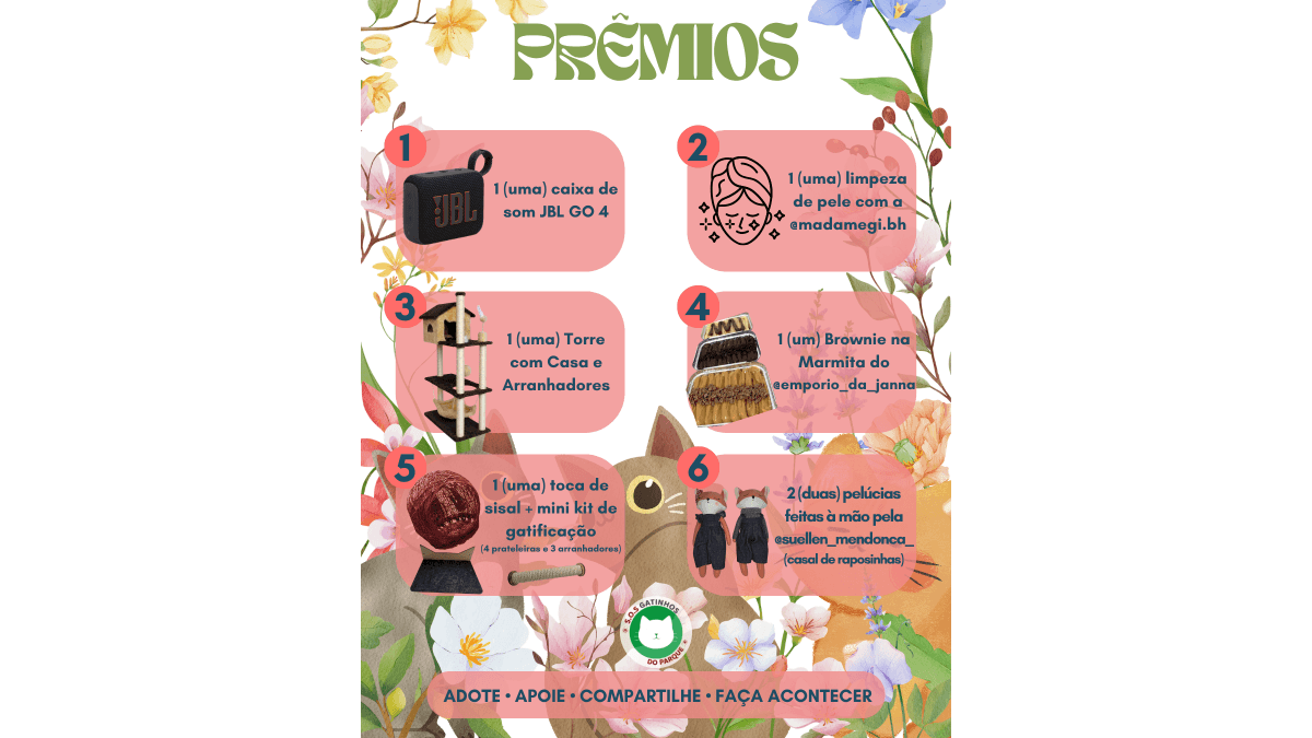 Rifa: Primavera dos Gatinhos