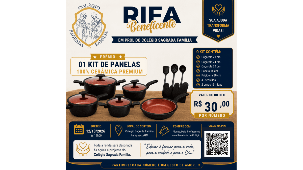 Jogo de Panelas 100% Ceramica